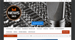 Desktop Screenshot of news965.com.ar
